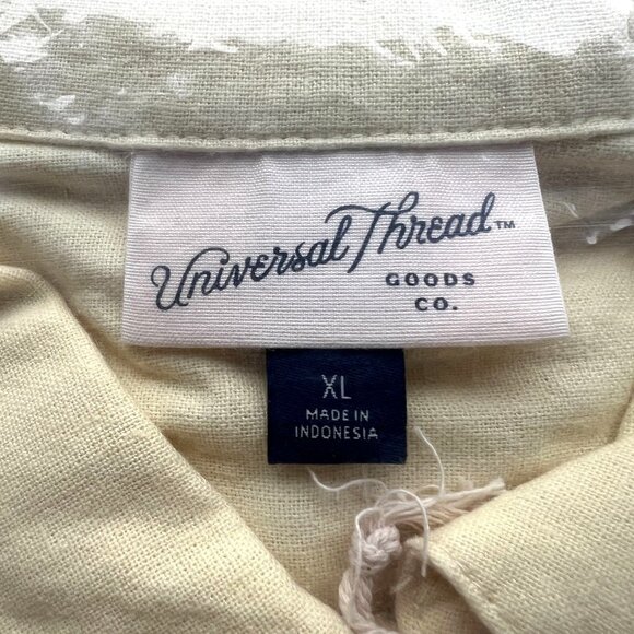 Universal Thread Women's Romper Short Sleeve Boilersuit Light Yellow XL - Picture 4 of 5